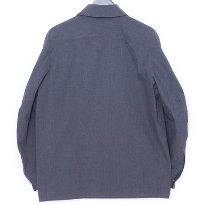 OPPOSE DUALITY 25SS Gray Panel Long Sleeve Shirt Size 44