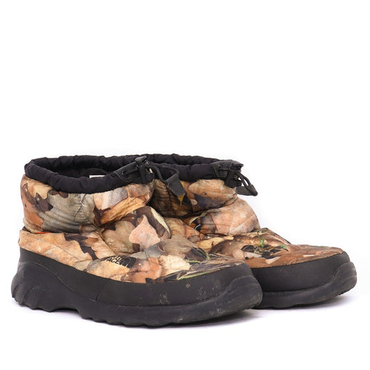 Supreme x TNF 16AW Nuptse Bootie Leaf Camo Boots Size 26cm
