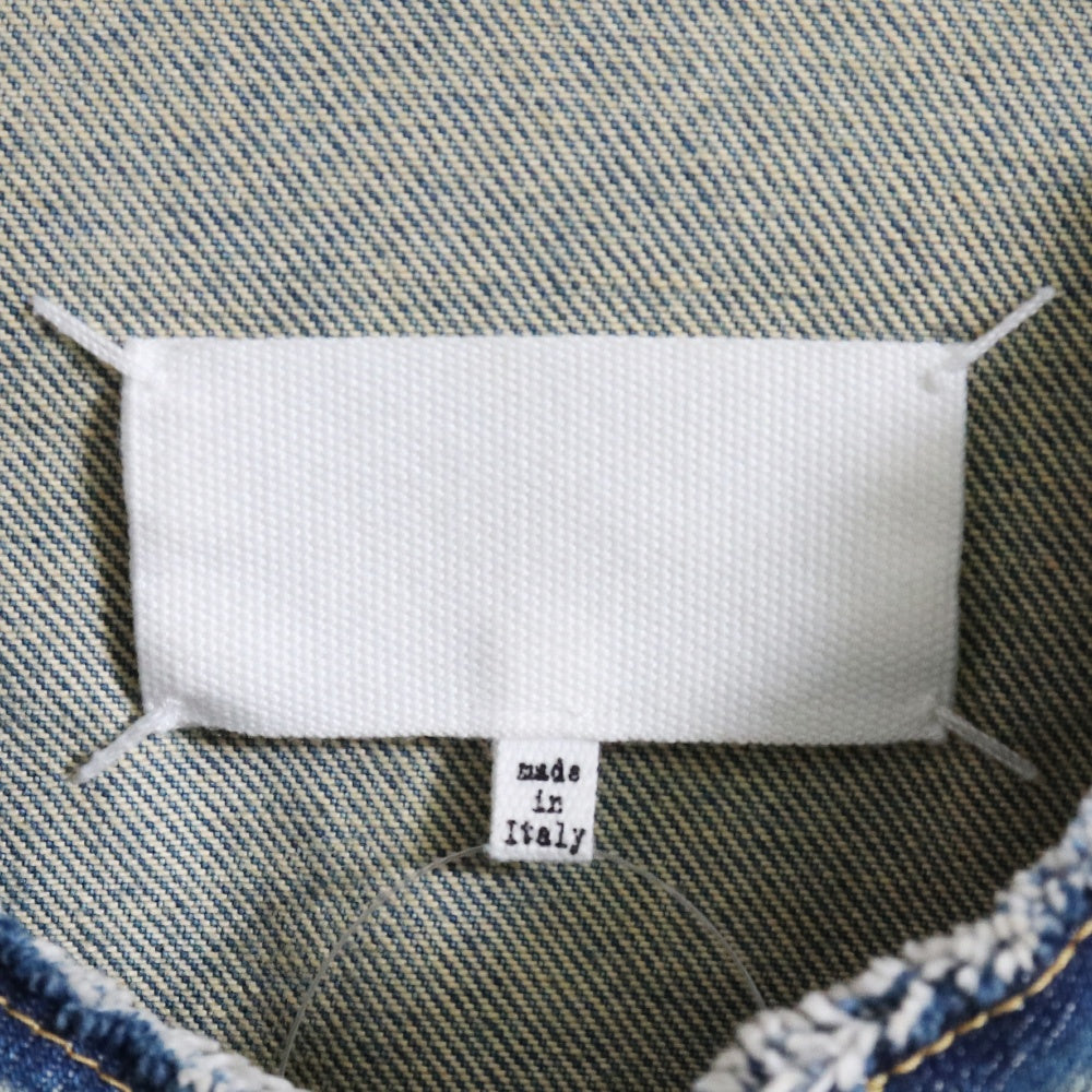 MAISON MARGIELA 22SS Vintage Wash Denim Jacket Blue Size 52