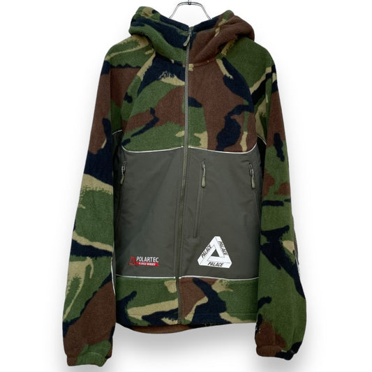 PALACE 23AW Polartec 3M Hooded Fleece Jacket Camo Size L