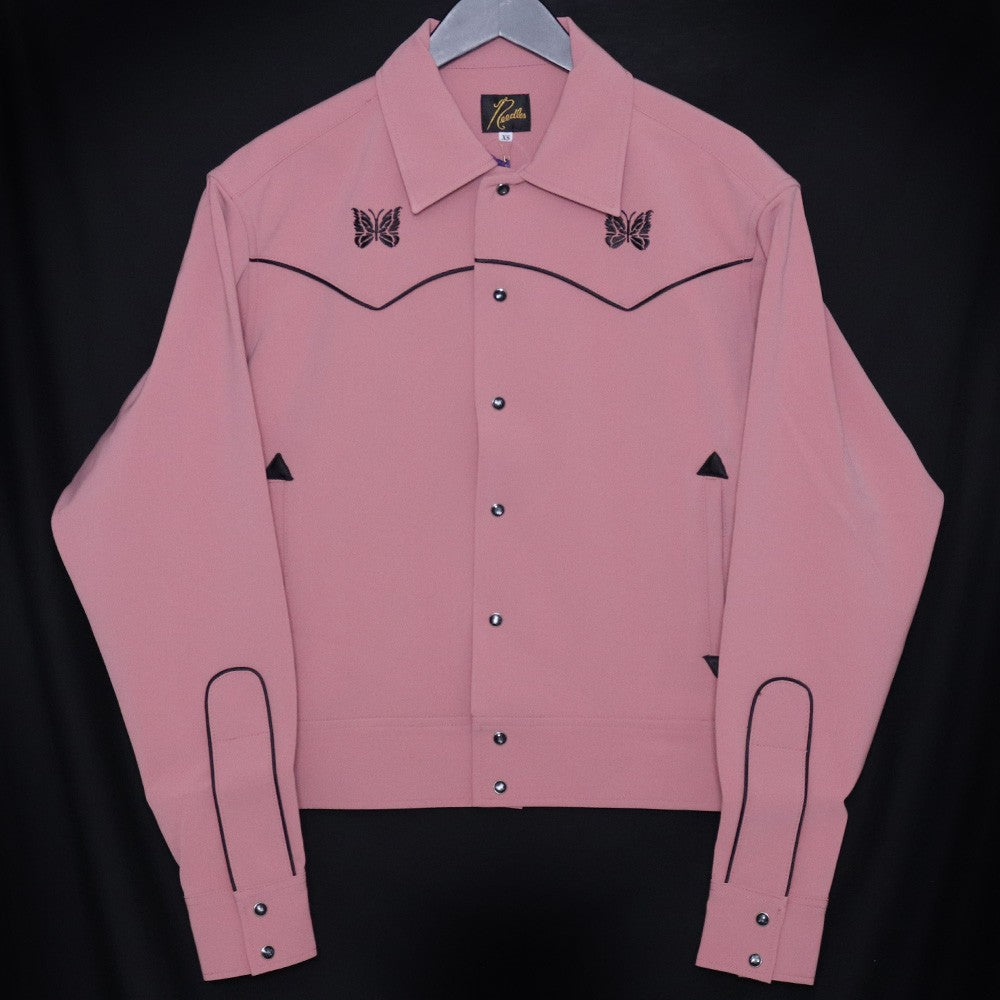 NEEDLES Piping Cowboy Jacket Pink Size XS