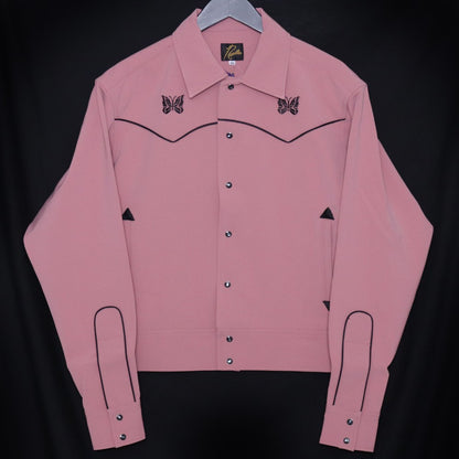 NEEDLES Piping Cowboy Jacket Pink Size XS