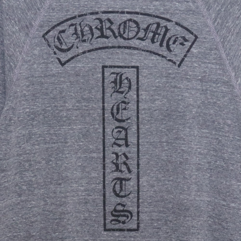 CHROME HEARTS OLD Star Print Henry Neck T-Shirt Gray Size M