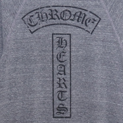 CHROME HEARTS OLD Star Print Henry Neck T-Shirt Gray Size M