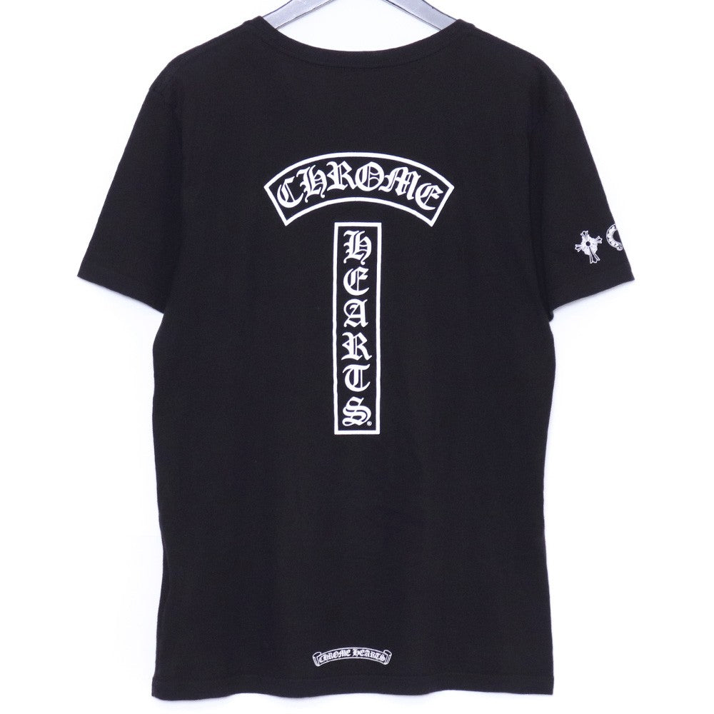 CHROME HEARTS Horseshoe T Bar Logo T-Shirt Black Size M