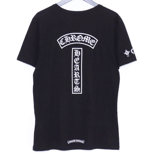 CHROME HEARTS Horseshoe T Bar Logo T-Shirt Black Size M