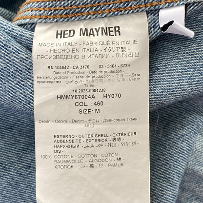 Hed Mayner 24SS BLUE INDIGO FADED HEAVY OVER SHIRT Size M