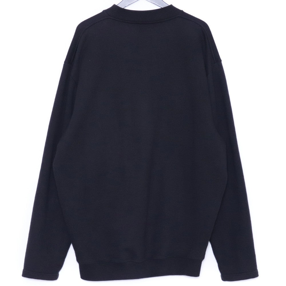 VETEMENTS 17AW Baseball Logo Sweatshirt Black Size XS