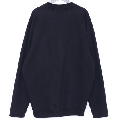 VETEMENTS 17AW Baseball Logo Sweatshirt Black Size XS