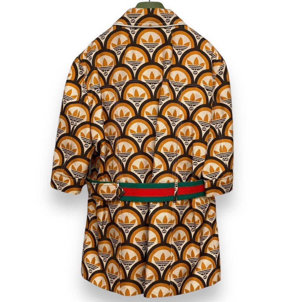 GUCCI × ADIDAS 22SS Interlocking G Shirt Beige Size 50