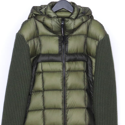 C.P. COMPANY Goggle Down Knit Jacket Khaki Size M