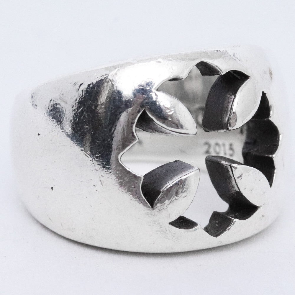 CHROME HEARTS Negative Space CH Ring Silver Size ONE SIZE