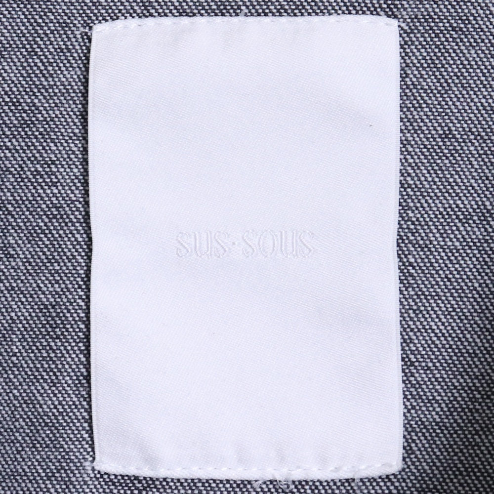 SUS-SOUS 10oz Denim Coverall Jacket Gray Size 7