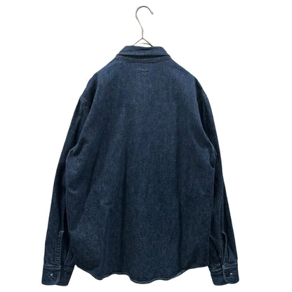 TENDERLOIN Indigo Denim Long Sleeve Work Shirt Size S