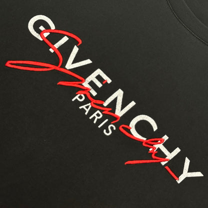 GIVENCHY 19AW Layered-Logo Crew-Neck T-Shirt Size XXL