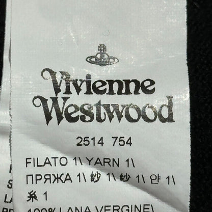 Vivienne Westwood Orb Logo Wool Knit Black Size UNISEX SM