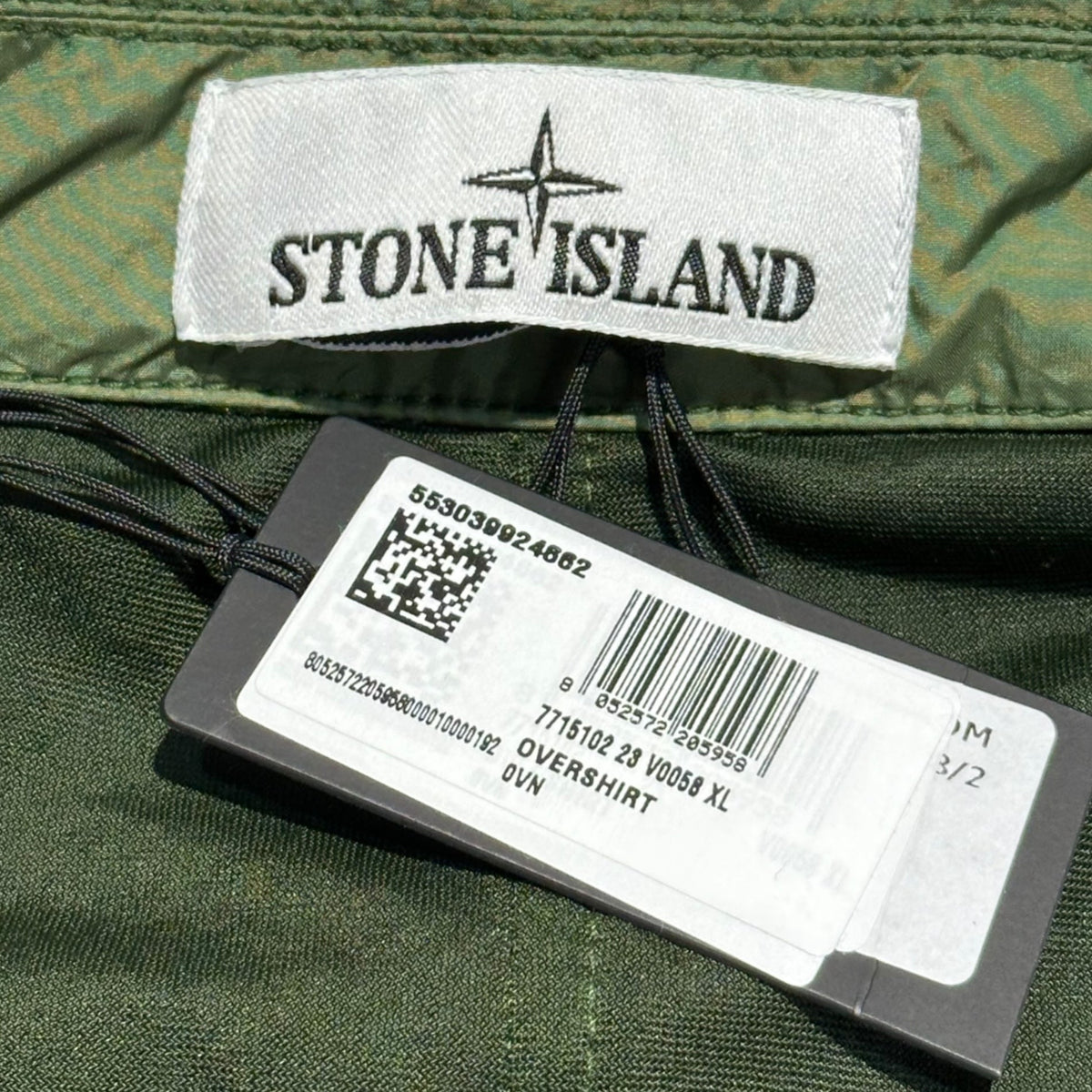 STONE ISLAND 22AW Garment Dyed Reps Overshirt Jacket Size XL