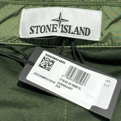 STONE ISLAND 22AW Garment Dyed Reps Overshirt Jacket Size XL