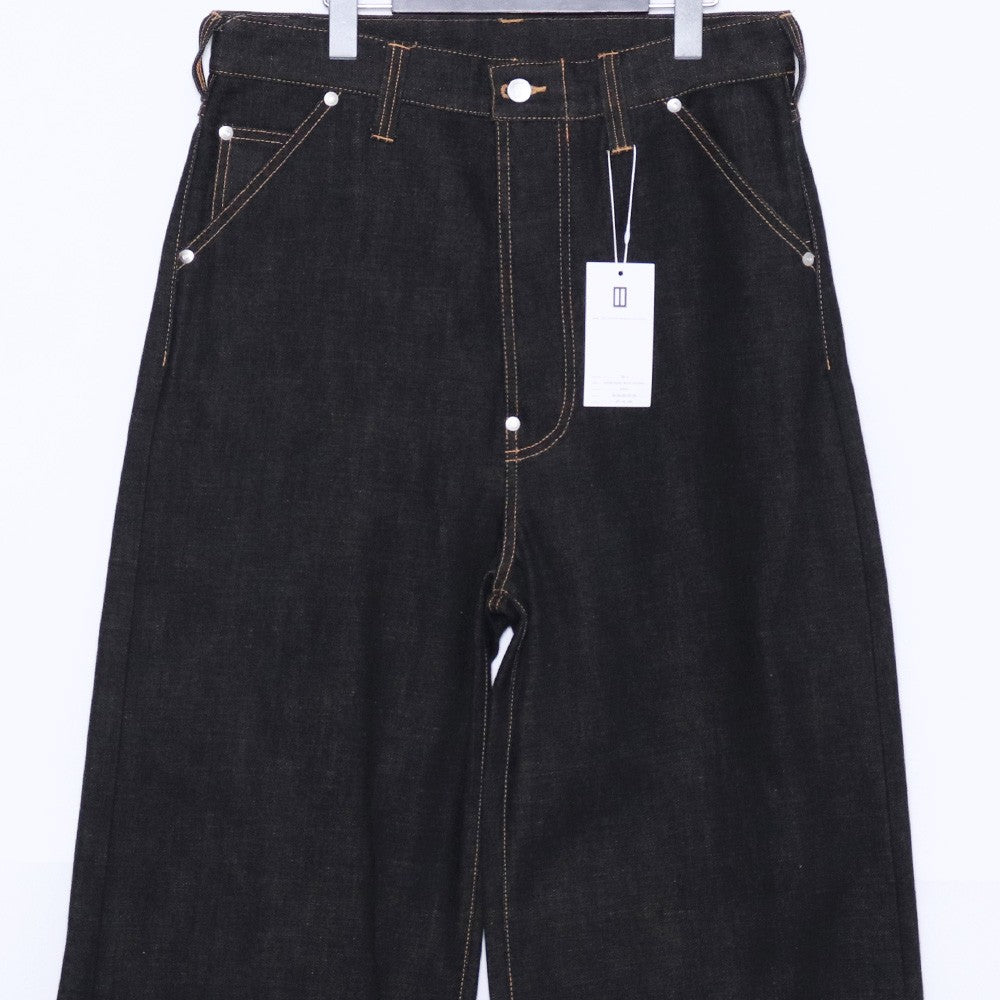 DAISUKE TANABE 26SS Coffee Black Wide Denim Size 32