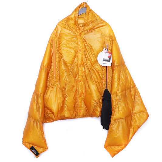 ENGINEERED GARMENTS x NANGA 23AW Button Shawl Yellow Size F