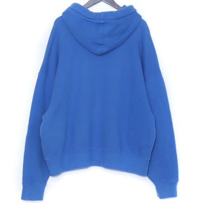 Palm Angels Iconic Terry Patch Hoodie Blue Size L