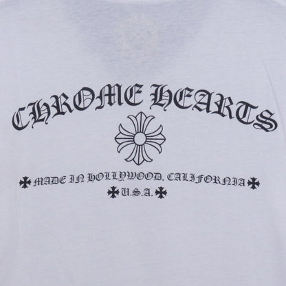 CHROME HEARTS Back Arch Logo CH Plus T-Shirt White Size M