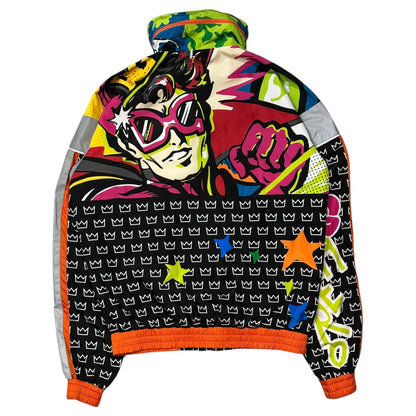 DOLCE&GABBANA "SUPER KING" Nylon Pattern Jacket Size S