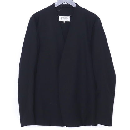 MAISON MARGIELA 21SS No Collar Tailored Jacket Black Size 44
