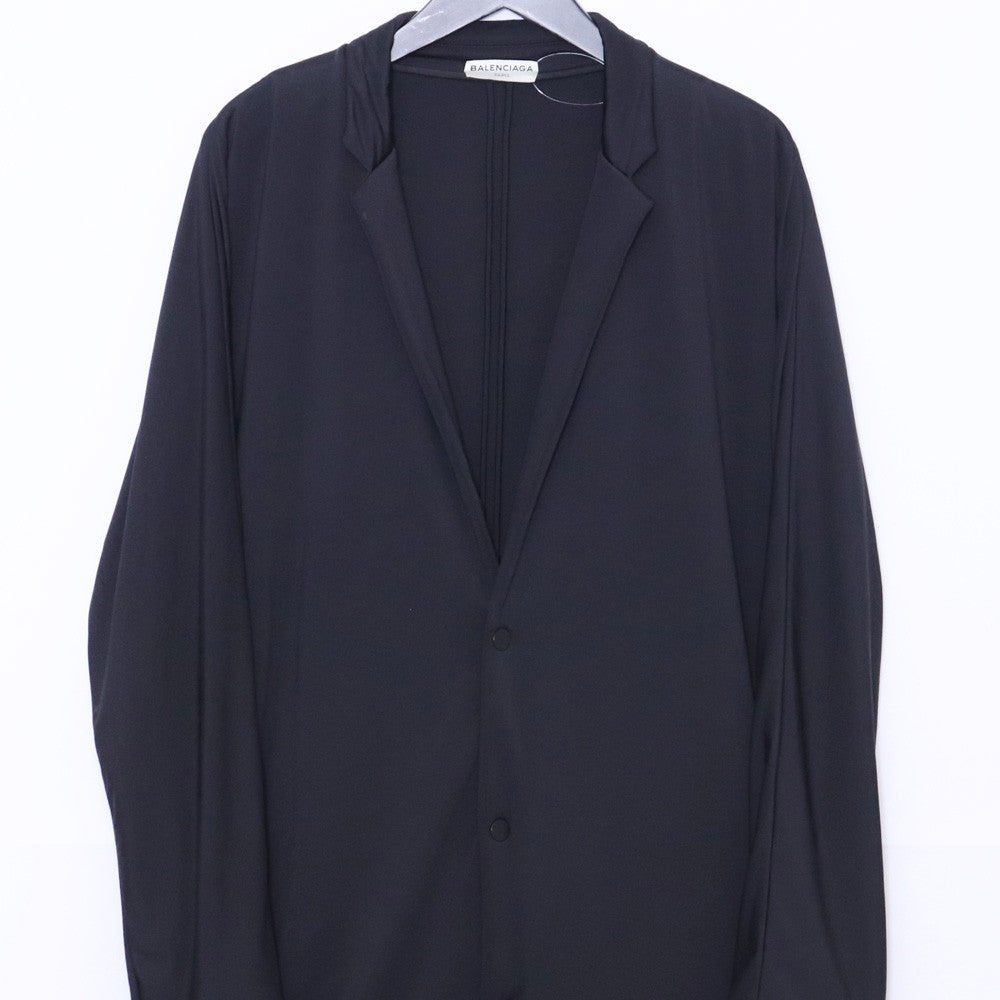 Balenciaga Long Black Coat Size S