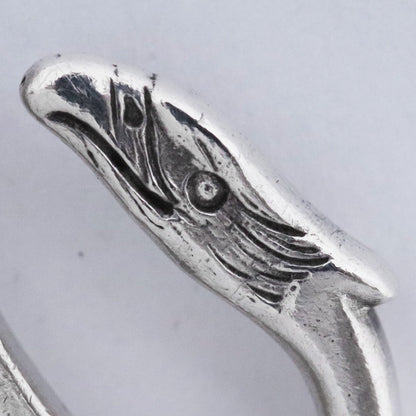 GORO'S Eagle Hook Chain Necklace Silver Size ONE SIZE