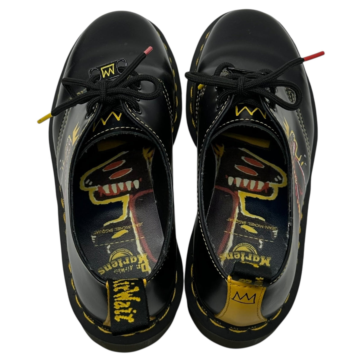 DR.MARTENS Basquiat II 3-Hole Leather Shoes Sneakers Size 25.0CM