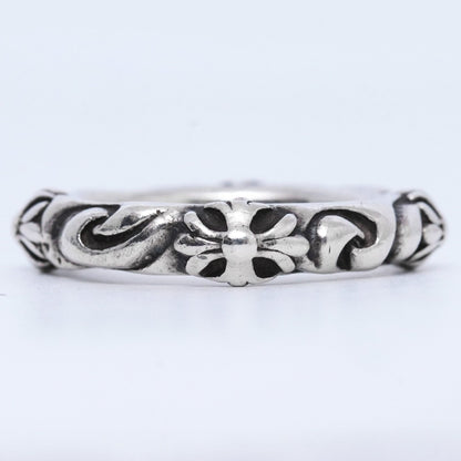 CHROME HEARTS SBT BAND SBT Band Ring Silver Size ONE SIZE