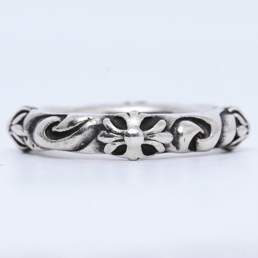 CHROME HEARTS SBT BAND SBT Band Ring Silver Size ONE SIZE
