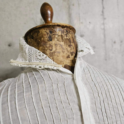 Euro antique Victorian Cotton Dress White