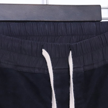 RICK OWENS 13AW Moleskin Drawstring Pants Black Size 46