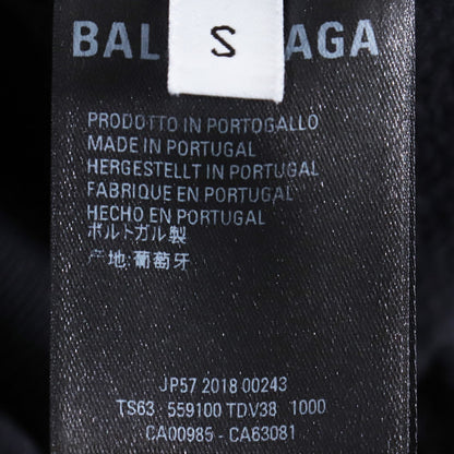 BALENCIAGA 19SS Speed Hunters Zip Up Hoodie Black Size S